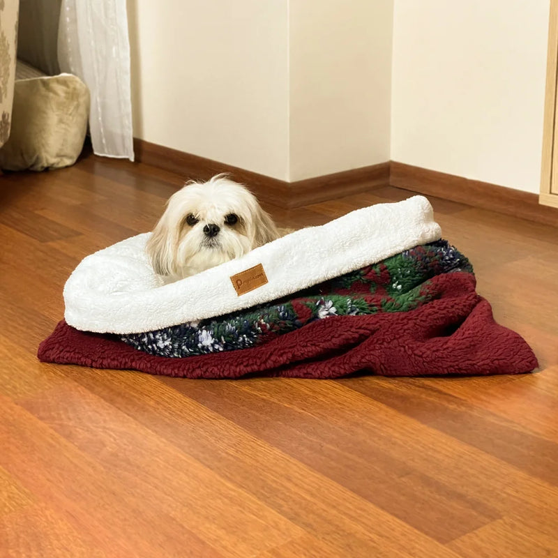 Das Hundebett Flauschig, das perfekt auf die Winterbedürfnisse Ihres Welpen abgestimmt ist.