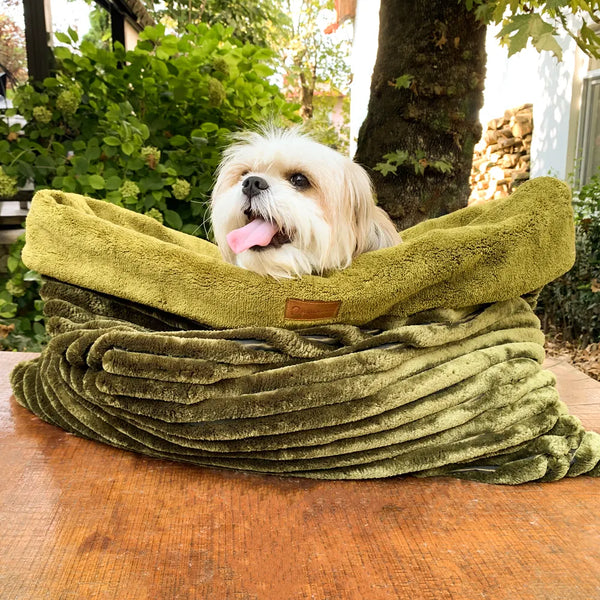 Das weichste und gemütlichste Hundebett Flauschig, das Sie jemals für Ihren großen Hund finden werden. 