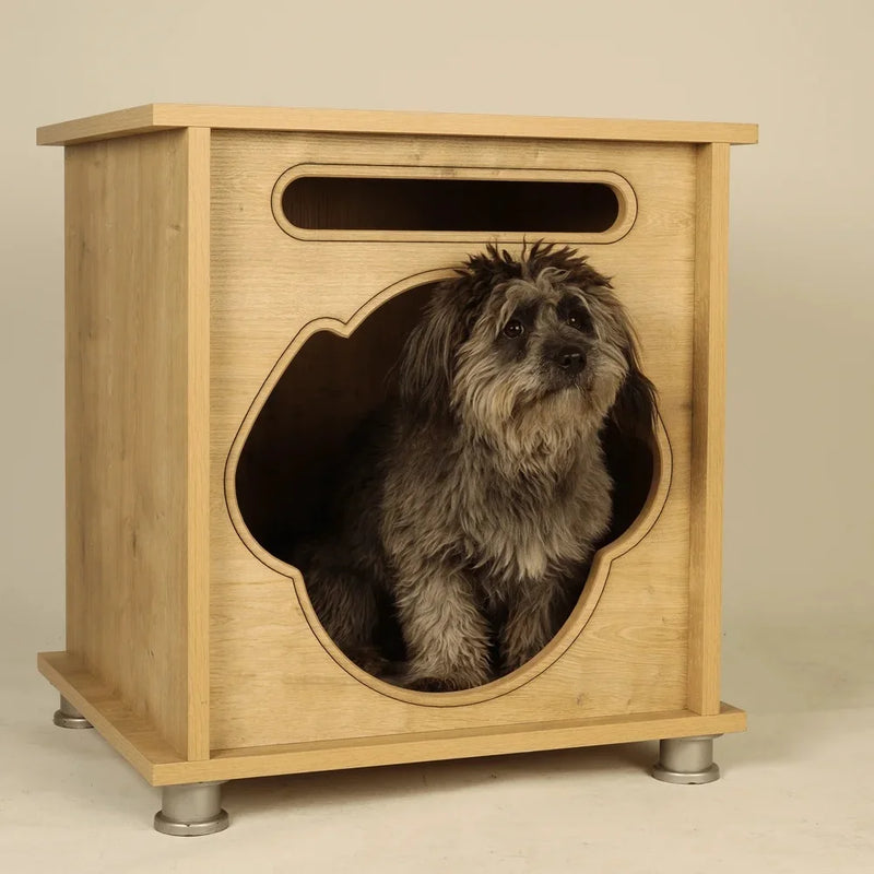 Foxie Modernes Hundehütte ist eine Designer-Hundehütte. Es wurde mit Blick auf das moderne Wohnen entworfen.