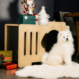 Kaufen Sie Hundehaus Indoor aus Holz online auf petguin.com und erhalten Sie kostenlosen Versand bei Ihrem Einkauf!