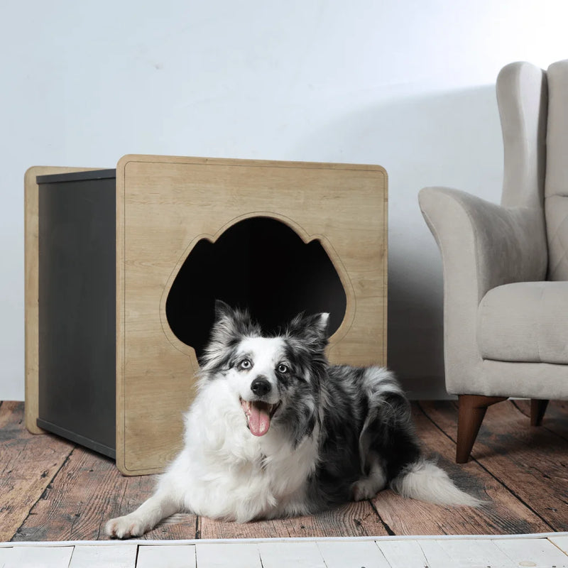 Mateo Hundehütte wurde von Architekten entworfen, um Ihrem Haustier ein geräumiges, komfortables und sicheres Zuhause zu bieten.