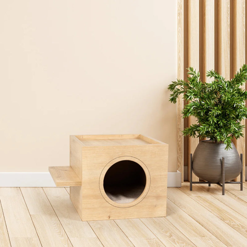 Suchen Sie nach einer schicken und stilvollen Möglichkeit, Ihrer Katze einen Platz zu geben, den sie ihr Eigen nennen können? Katzenhaus indoor  ist das Richtige für Sie.